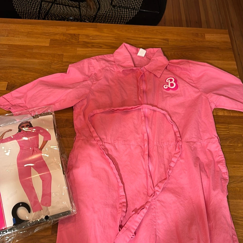 Barbie pink power jumpsuit Halloween/party costume